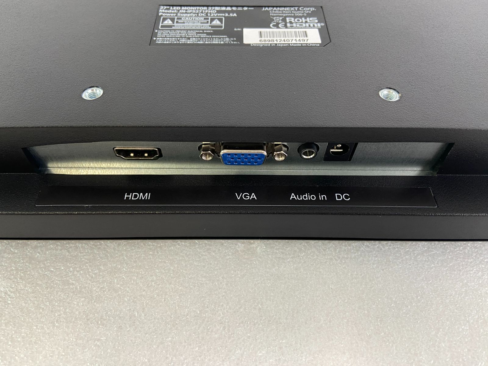 JAPANNEXT 27インチ IPS FullHD 液晶モニター JN-IPS271FHD