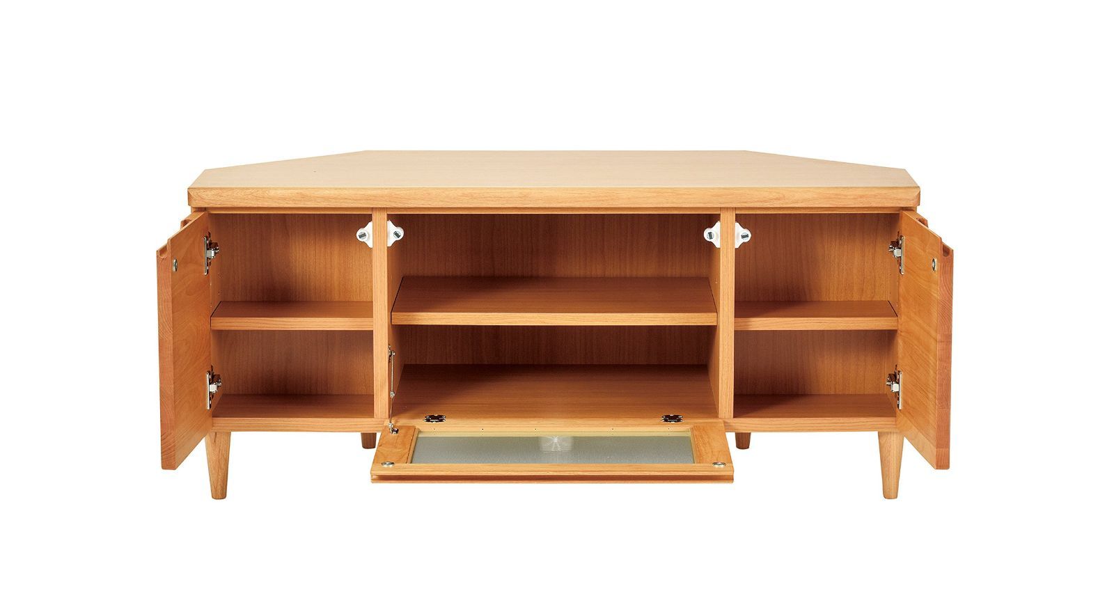 人気商品 H45 NA アルダー 100HTV フィン TVボード ナチュラル ローボード コーナー