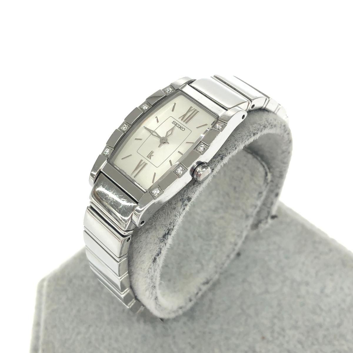 SEIKO セイコー ルキア 腕時計 1F20-0BK0 シルバーカラー クォーツ SS