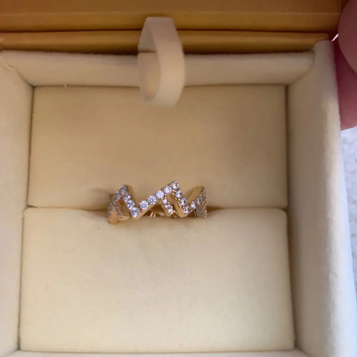 目黒蓮 着用【FENDI】フェンディ ファイブリング ゴールド Sサイズ