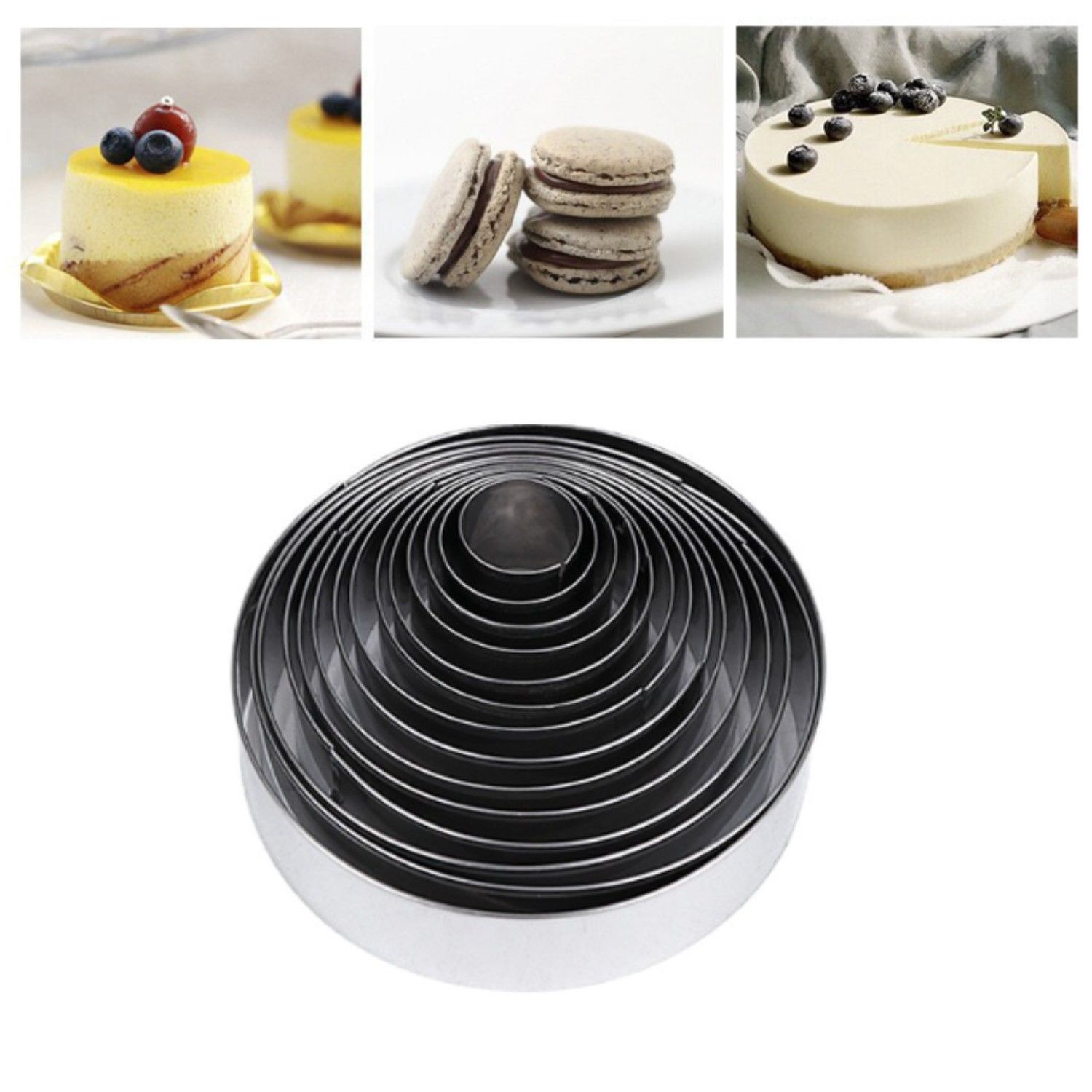 ケーキ型（クグロフ、タルト、セルクル）14点セット