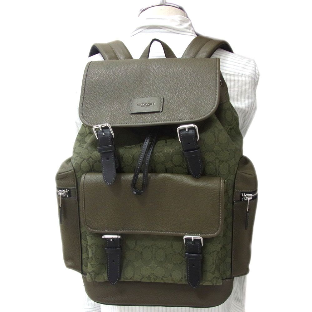 正規品！コーチ/レザー バックパック/リュック/リュックサック