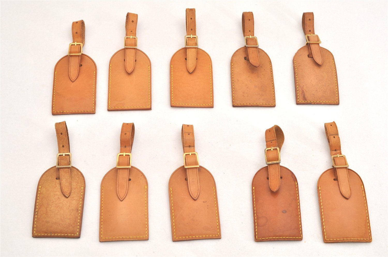 LOUIS VUITTON ルイヴィトン ネームタグ ベージュ 10セット LV 2012N