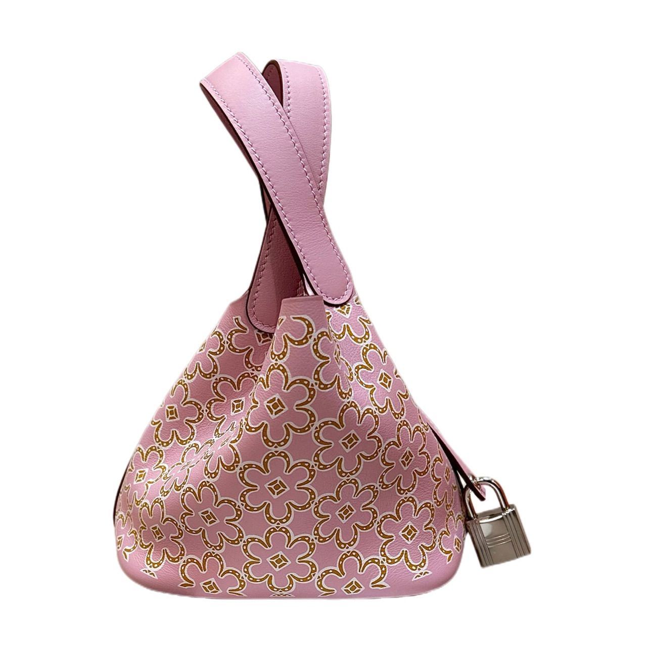 HERMES エルメス ピコタンロック マイクロ ラッキーデイジー ピンク U