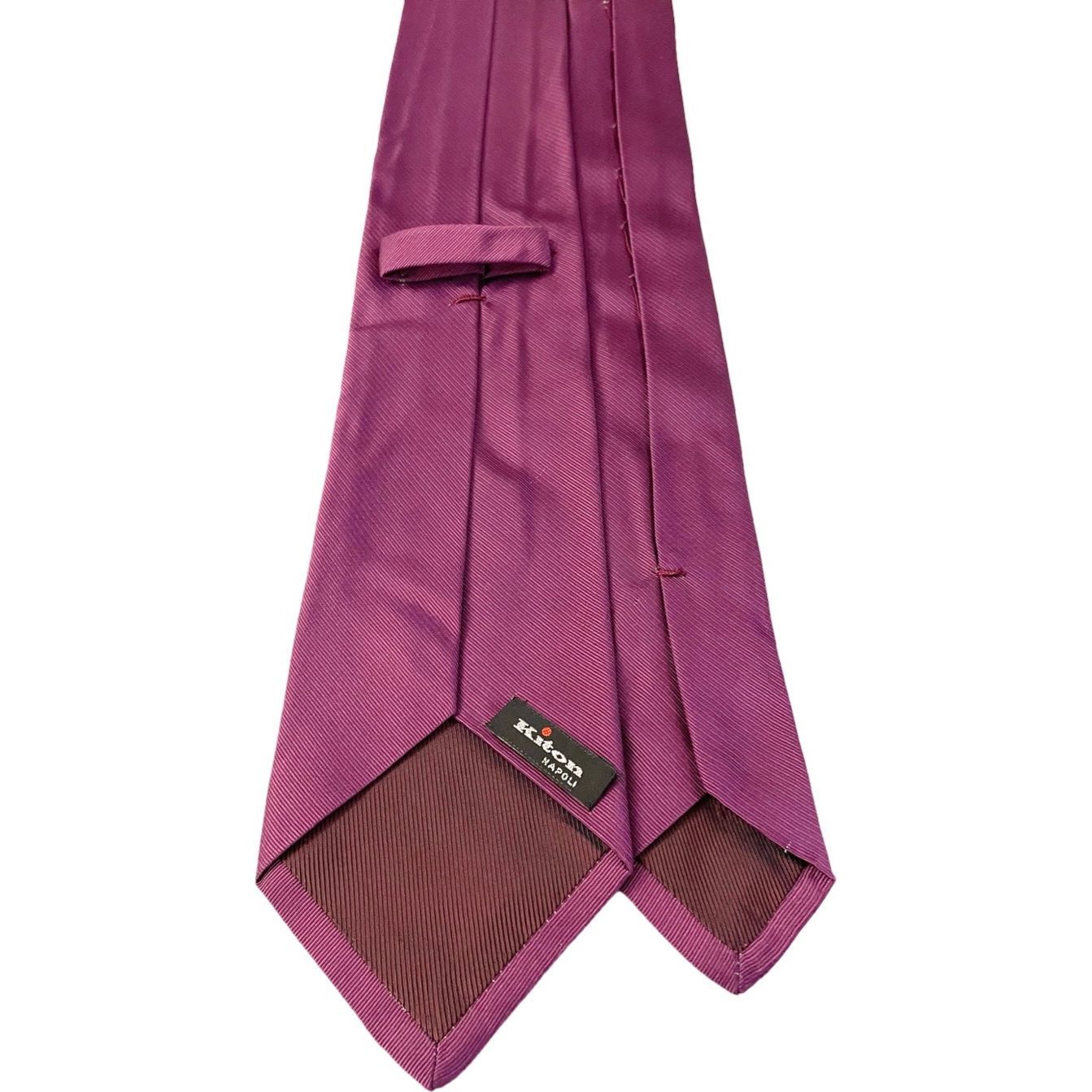 △訳あり商品△ MADE IN ITALY製 Kiton セッテピエゲ ソリッドシルク