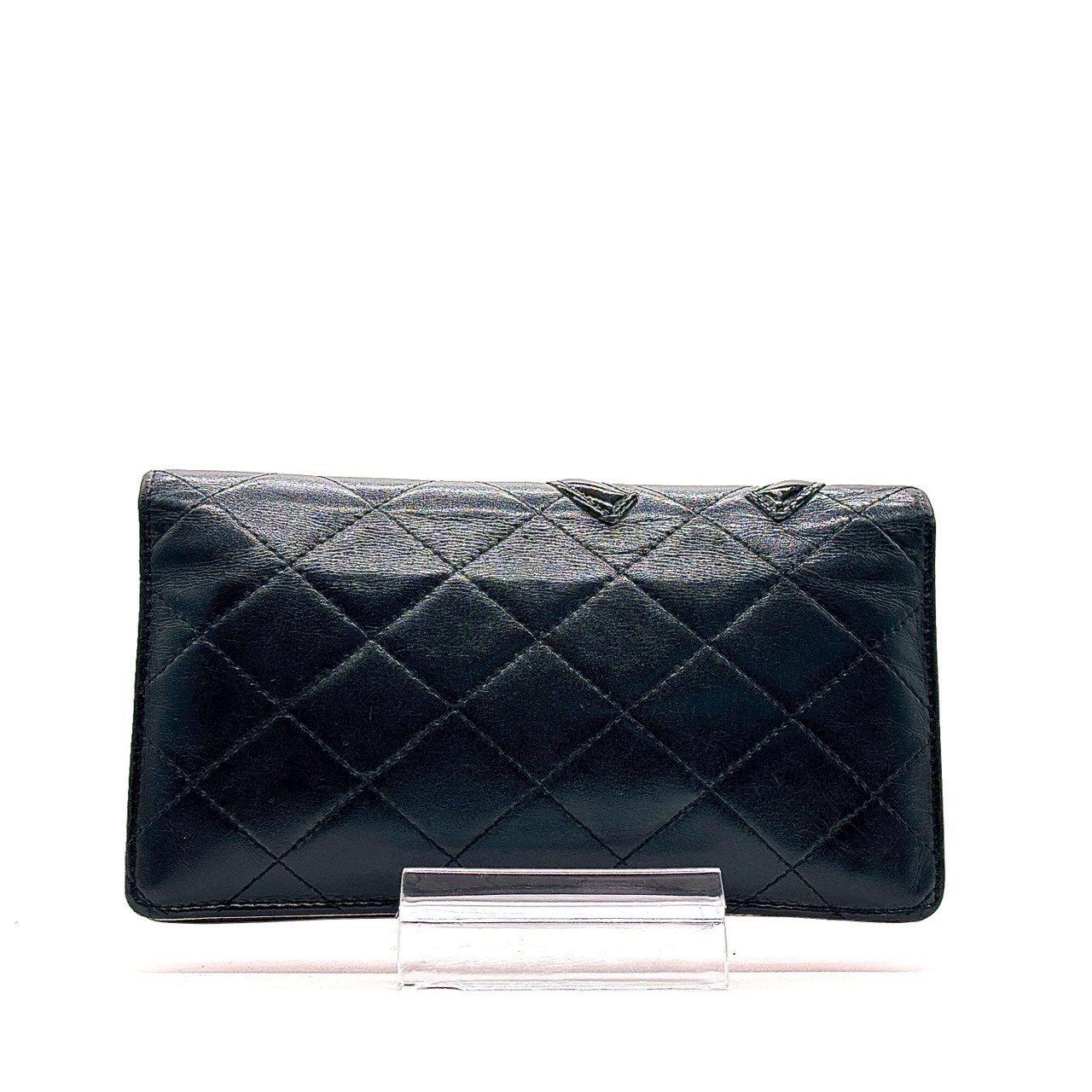 カンボンラインが艶めく名作✨】 CHANEL シャネル 長財布 二つ折り