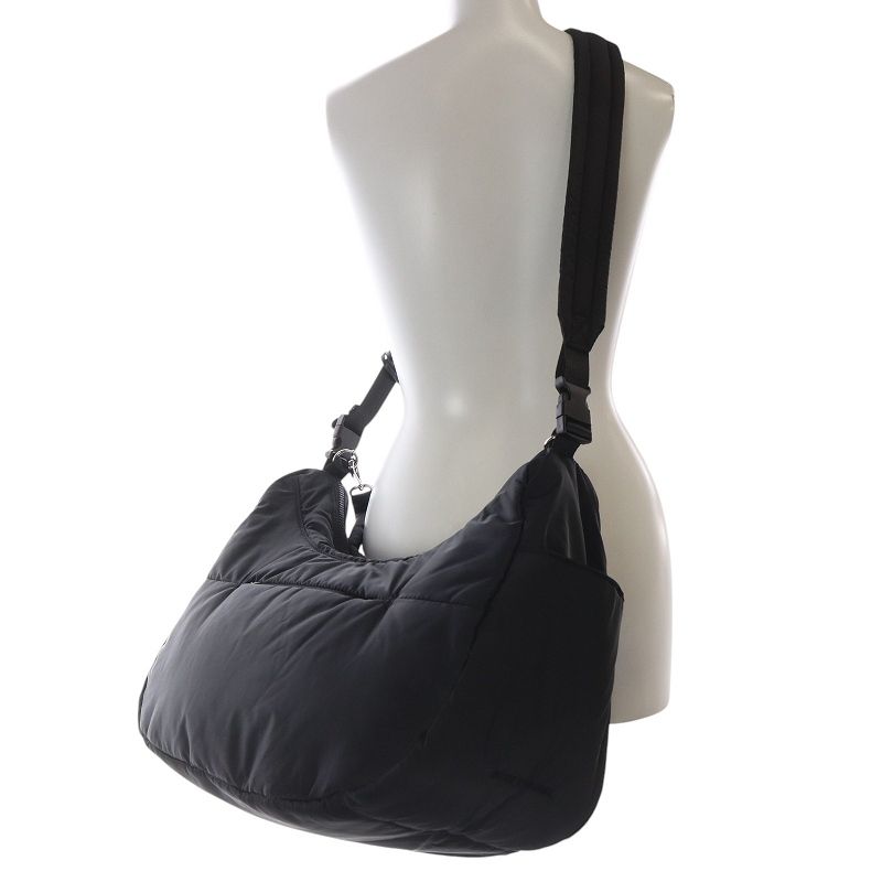 新品未使用/framework/ブラックショルダーバッグ/haru/ブラック haru×BETTER THAN GOOD×FRAMeWORK】2WAY NYLON SHOULDER BAG