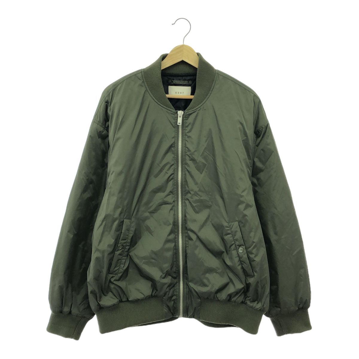 6397 JOURNAL STANDARD LUXE ジャーナルスタンダードラックス 22|SS 22-020-450-0003-1-0 MA-1 中綿ジャケット ブルゾン Lサイズ 別注モデル カーキ