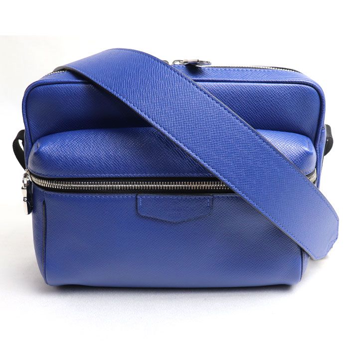 LOUIS VUITTON ルイ ヴィトン アウトドア メッセンジャーPM ショルダーバッグ タイガ コバルト M33437 FO1178 メンズ