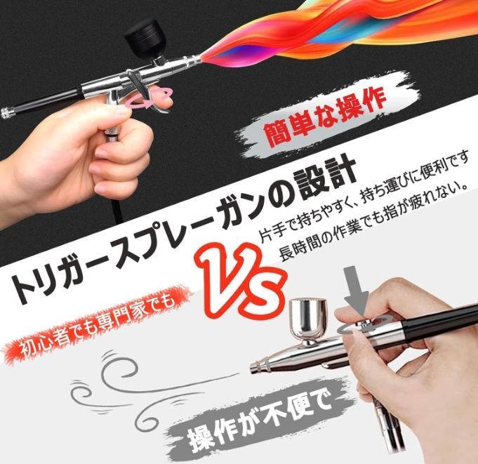 ネイル エアコンプレッサー ガンプラ エアブラシ エアブラシ用