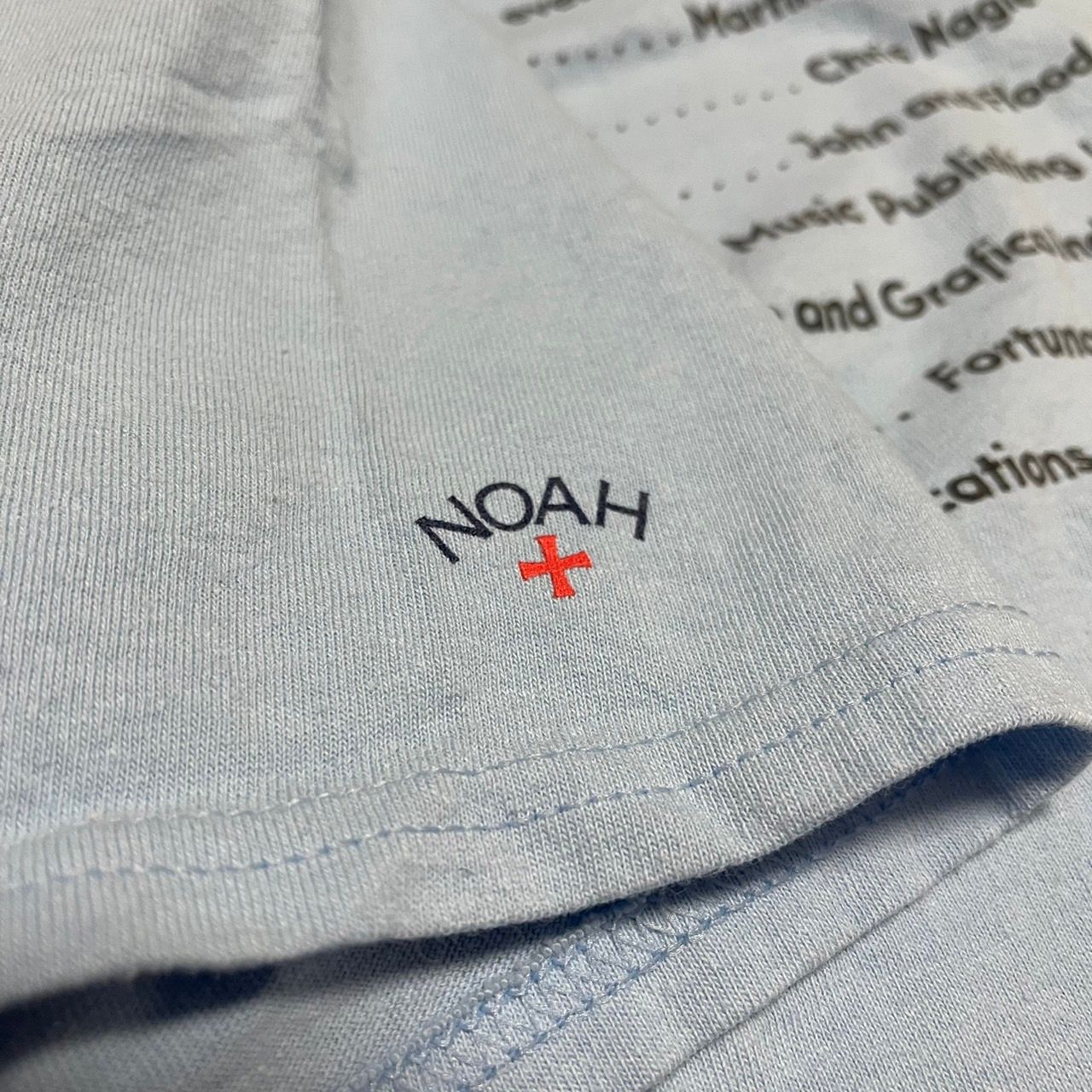 NOAH×New Order ノア ニューオーダー 21SS TRUTH DENIAL プリントT 