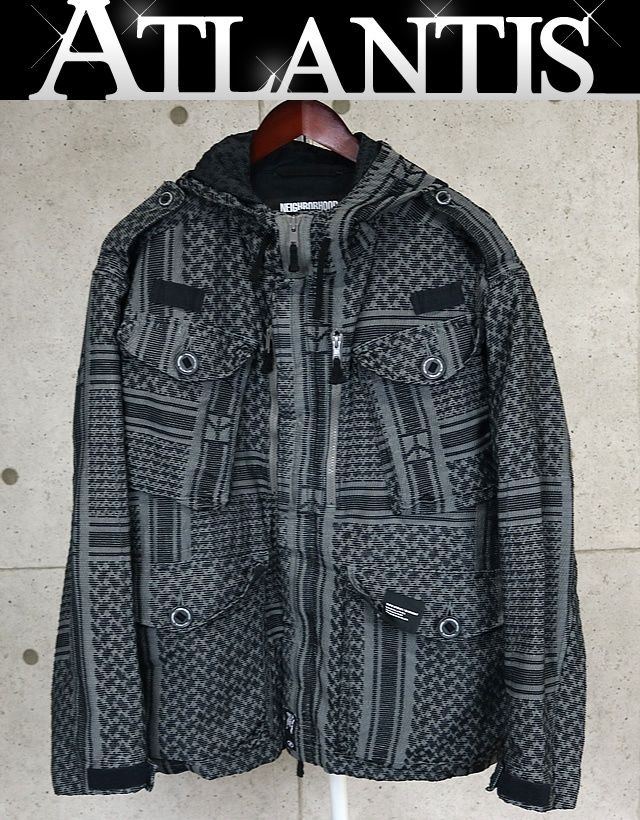 NEIGHBORHOOD 銀座店 ネイバーフッド 25SS JQ SHEMAGH SMOCK JACKET size L グレー系 98466