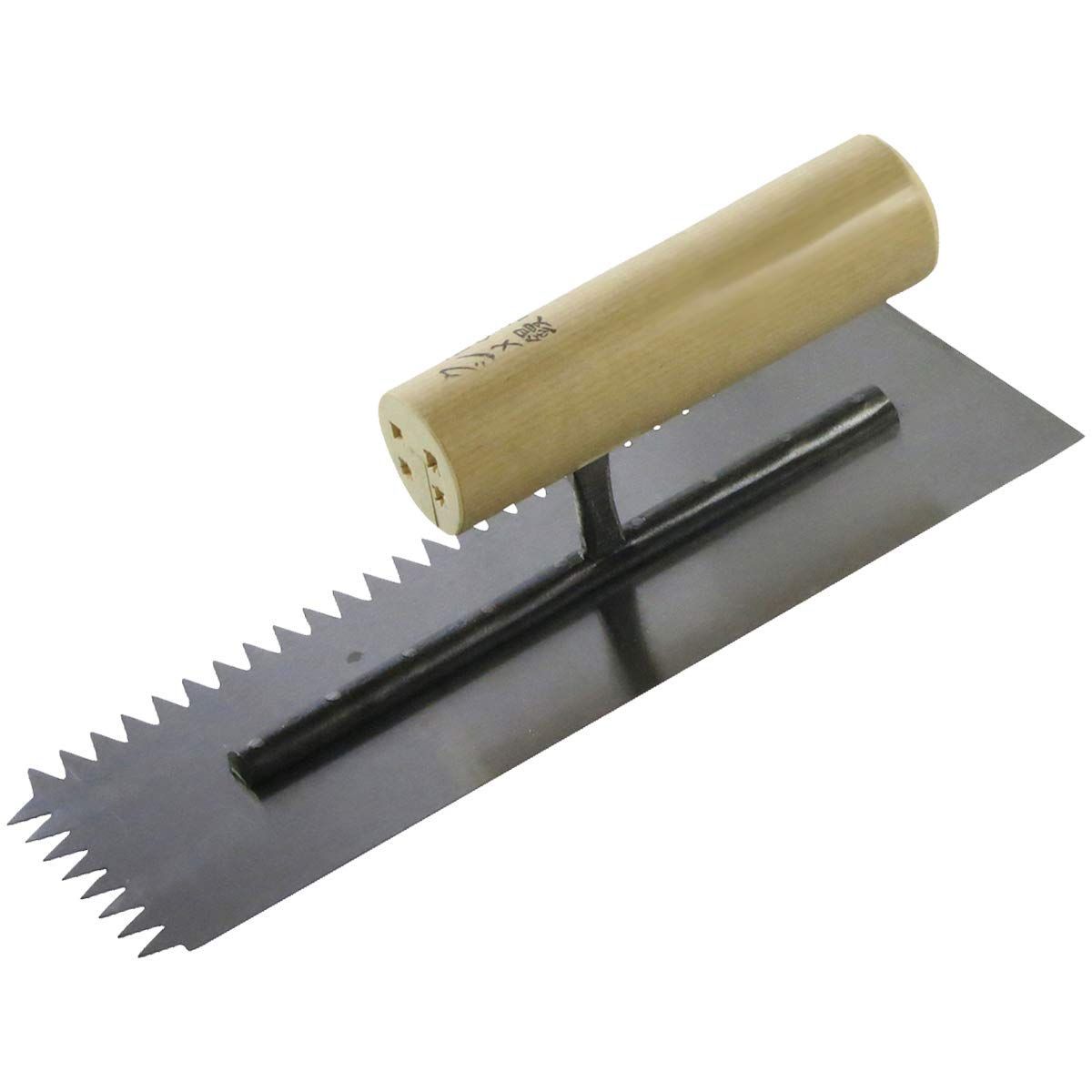 東京西勘 Tokyo Nishikan クシ目鏝 本焼 三角目 東京西勘 65545 240mm 8mm目 本体 奥行7.2cm 本体 高さ24cm 本体 幅8.5cm