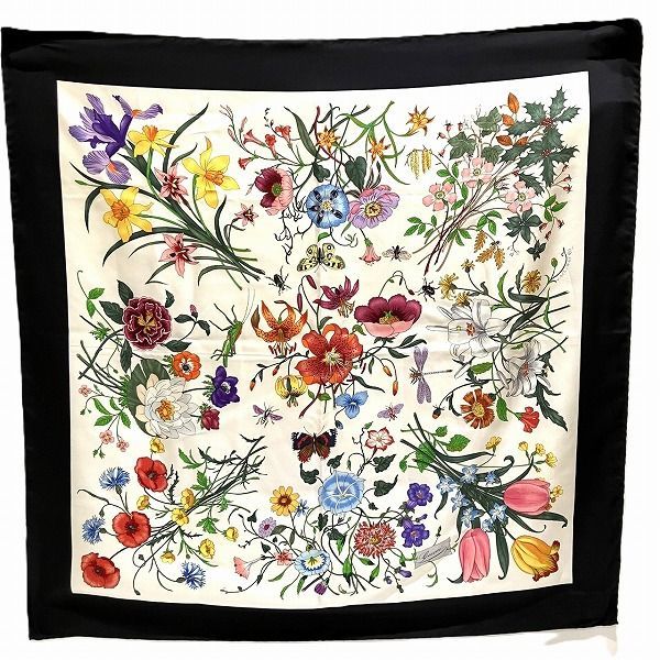 グッチ GUCCI スカーフ 花柄 ブランド小物 スカーフ レディース