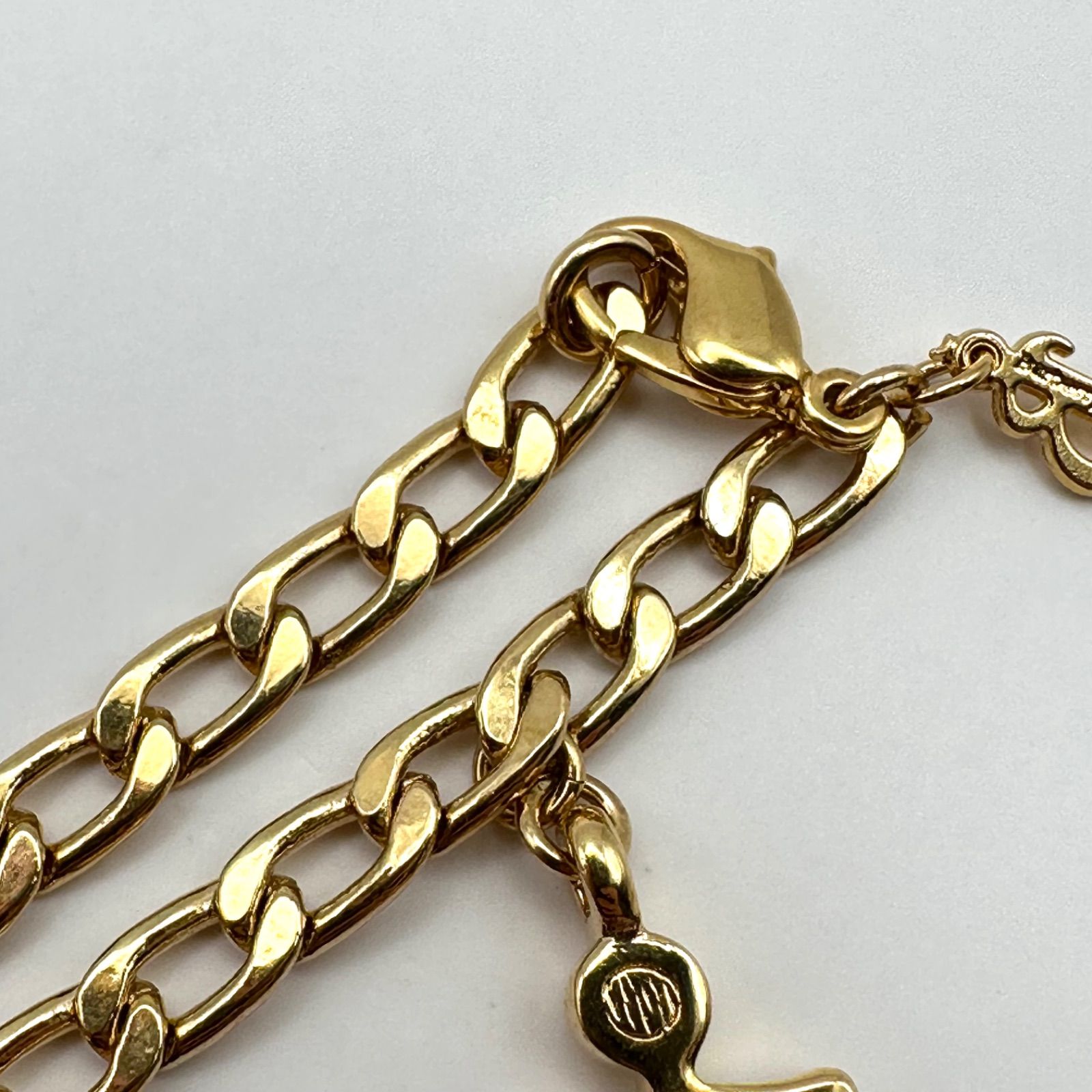 希少・美品】Burberrys バーバリー ブレスレット Bロゴ ラインストーン