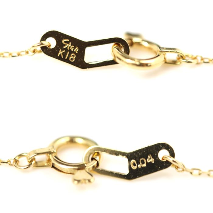 STAR JEWELRY スタージュエリー K18YG イエローゴールド ダイヤ MOON 