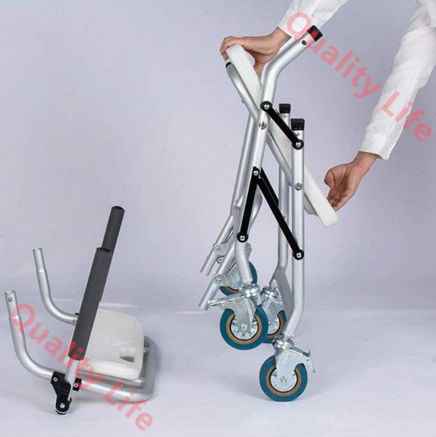 シャワーチェアトイレ浴槽ポータブルベッドサイドローリング便座スツール 折りたたみシャワー車椅子