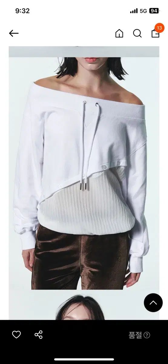 カレント スウェットシャツ