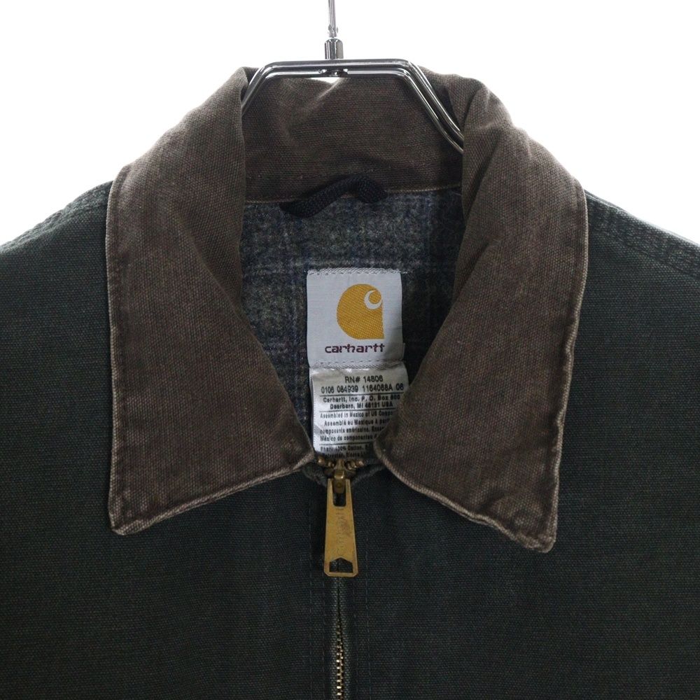 Carhartt J97デトロイトジャケット ダックジャケット【美品】 carhartt カーハート デトロイトジャケット モスグリーン サイズ
