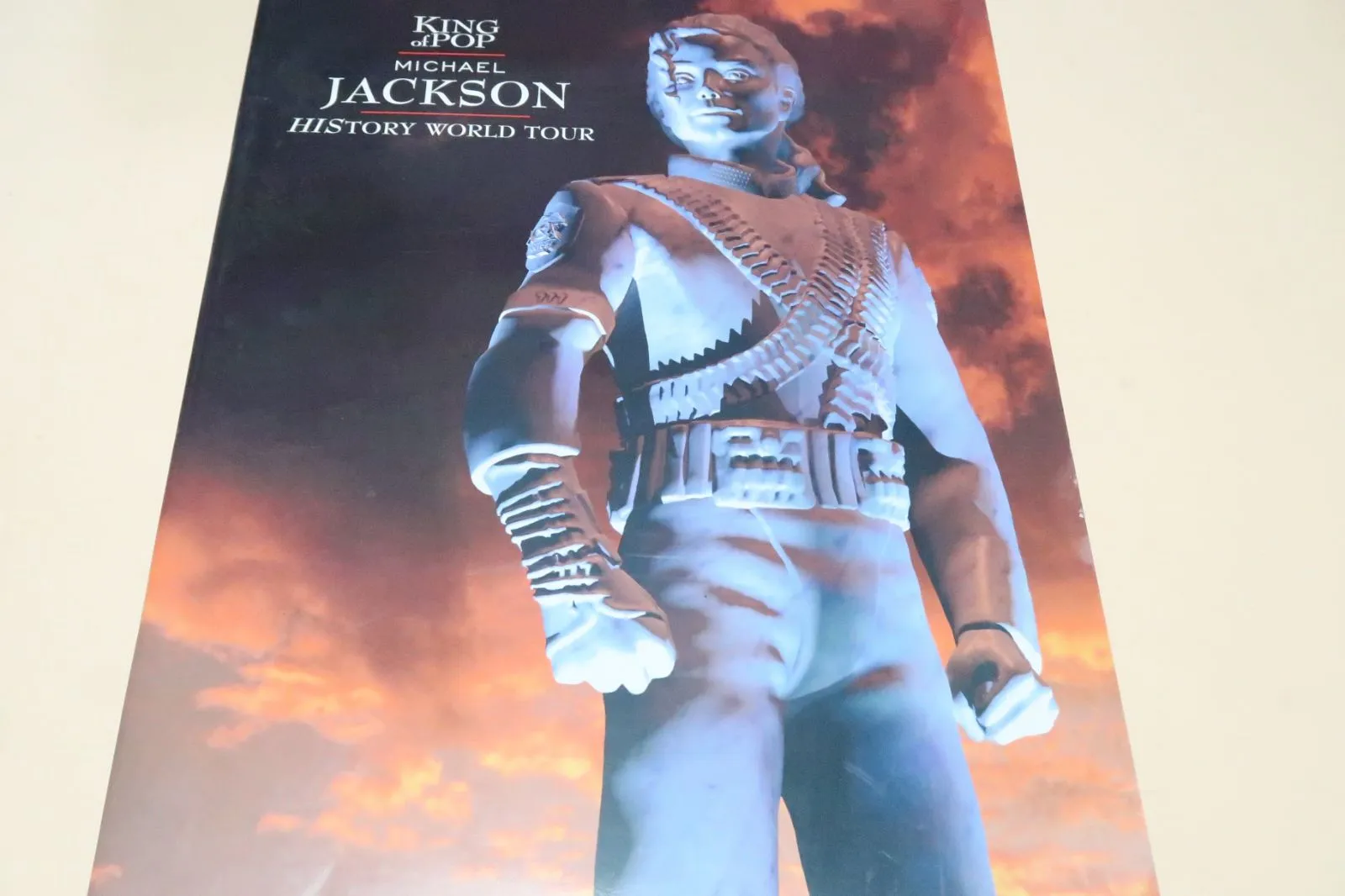 マイケルジャクソンパンフレット マイケル・ジャクソン ツアーパンフレット