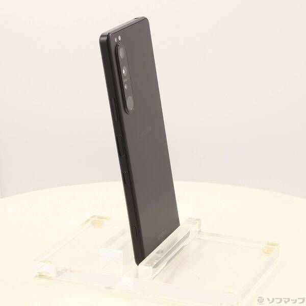 中古品〕 Xperia 1 III 256GB フロストブラック SOG03 auロック
