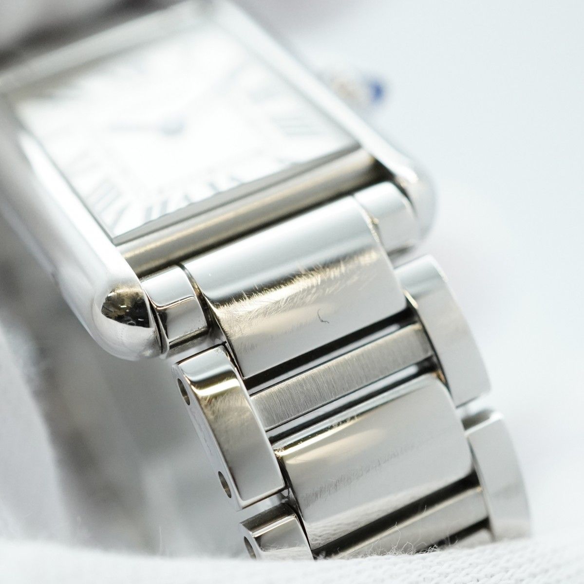 ☆SALE【5wwd0152】カルティエ タンクマスト WSTA0051 シルバー文字盤  