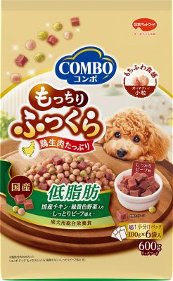 同梱不可 12個セット 日本ペットフード コンボ ドッグ もっちりふっくら 低脂肪 600g