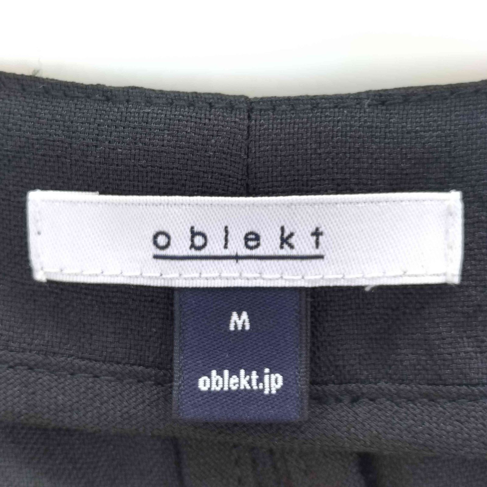 oblekt(オブレクト) ベスト ラウンドネックジレ レディース JPN：M  中古 古着 0209 オブレクト oblekt ベスト ラウンドネックジレ レディース JPN