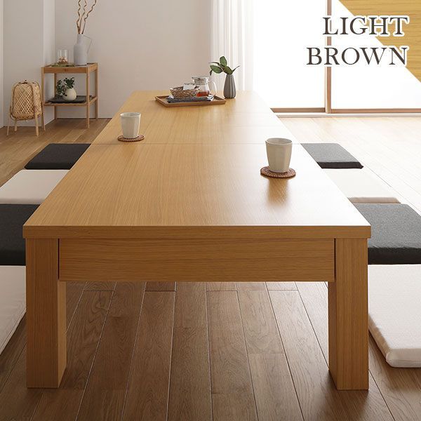 モリシゲ ローテーブル ラウンドローテーブル ブラウン テーブル 円卓