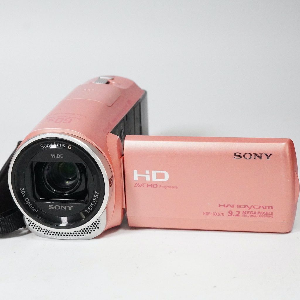 SONY ソニー HDR CX 670 ピンク 返金保証 2284