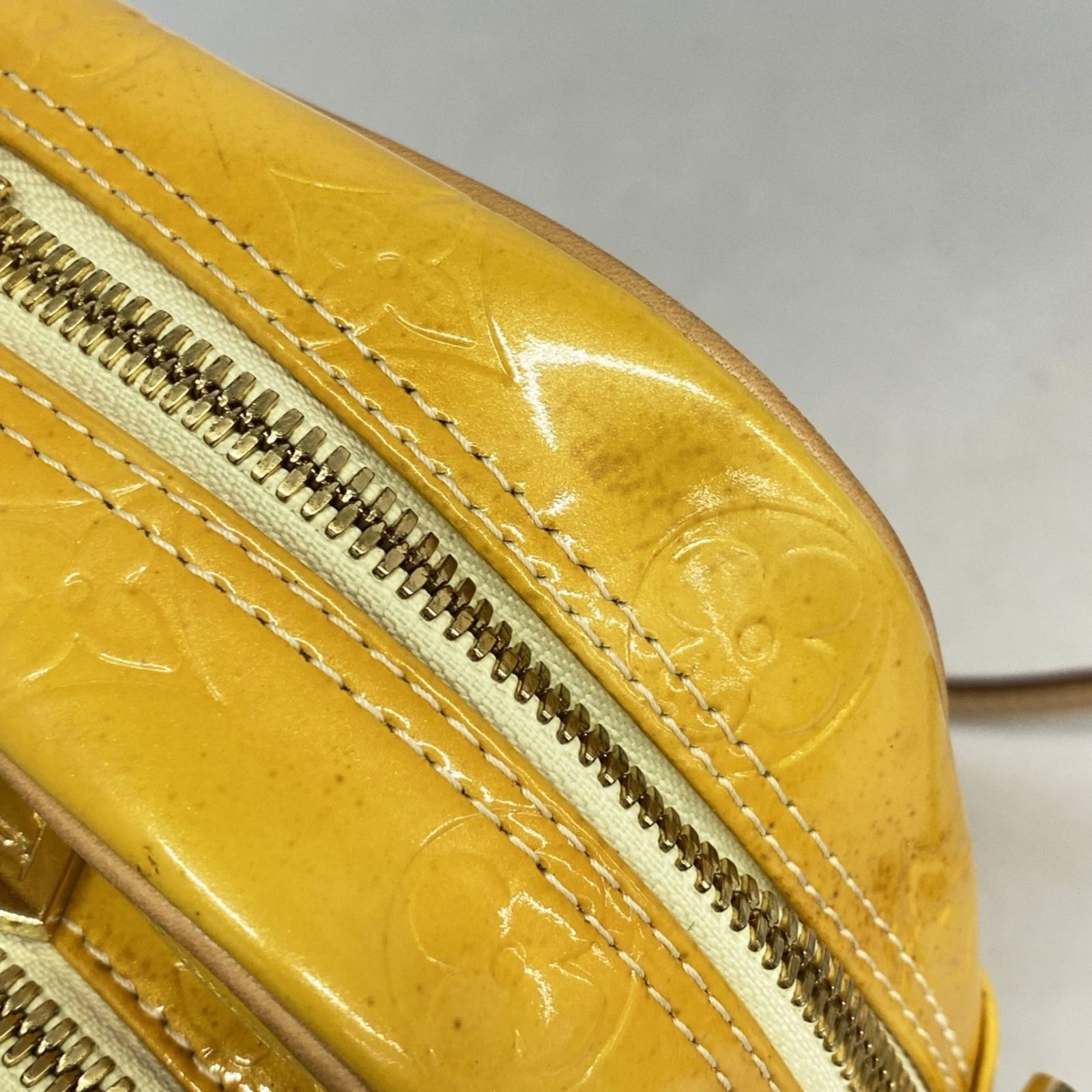 LOUIS VUITTON ルイヴィトン ヴェルニ ライター ケース イエロー