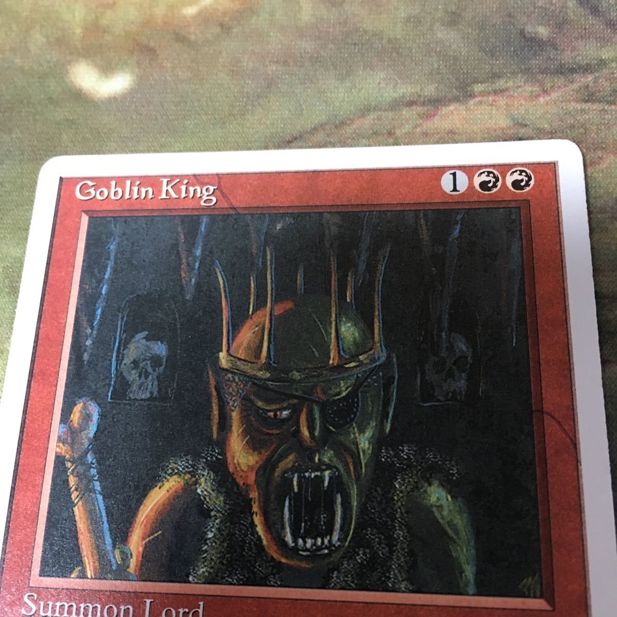 kw5 11 アルターネイト版 ゴブリンの王 Goblin King 4ED EN 英語版 赤R レア MTG - メルカリ