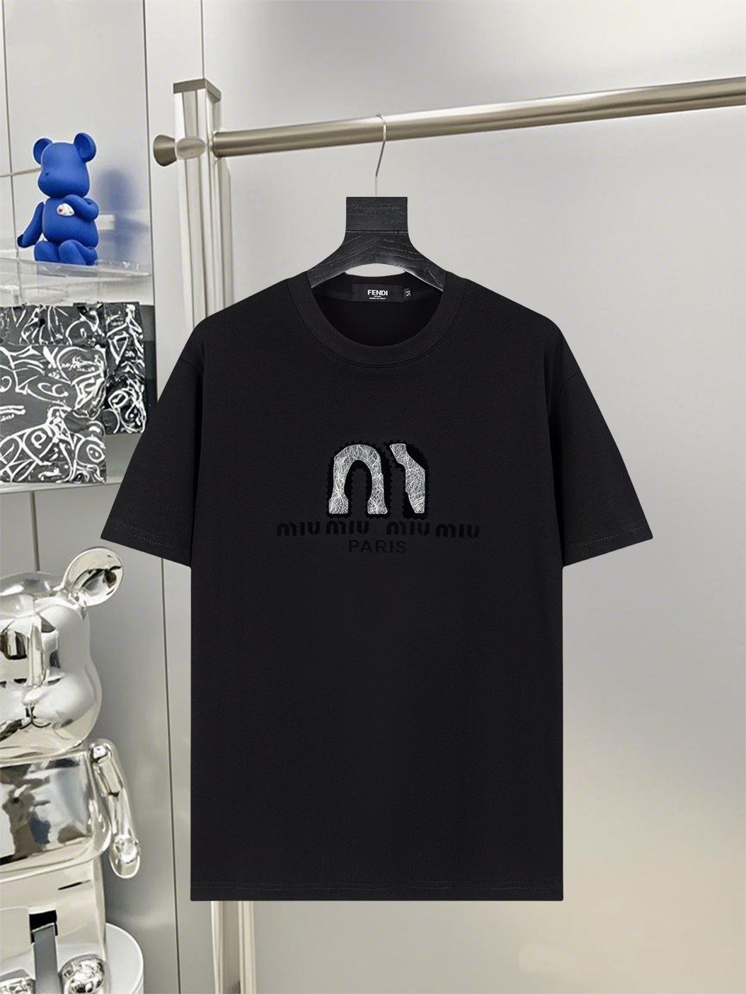 hisa様★専用★miu miu ブラック Tシャツ Sサイズ miumiu ブラックTシャツ sサイズ - メルカリ