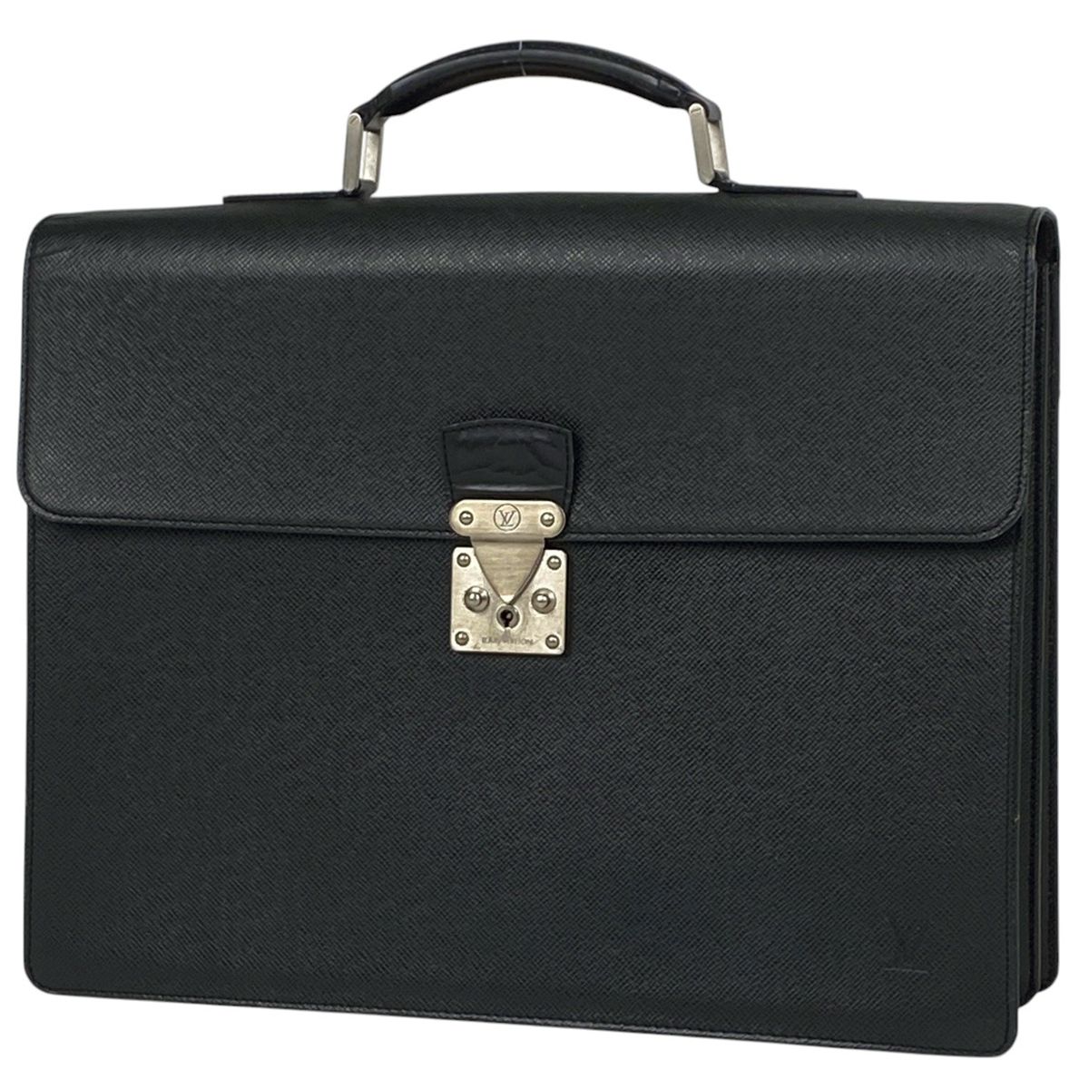 ルイ・ヴィトン Louis Vuitton セルヴィエット モスコバ ブリーフケース 書類かばん ビジネスバッグ タイガ アルドワーズ M30032 メンズ 【中古】