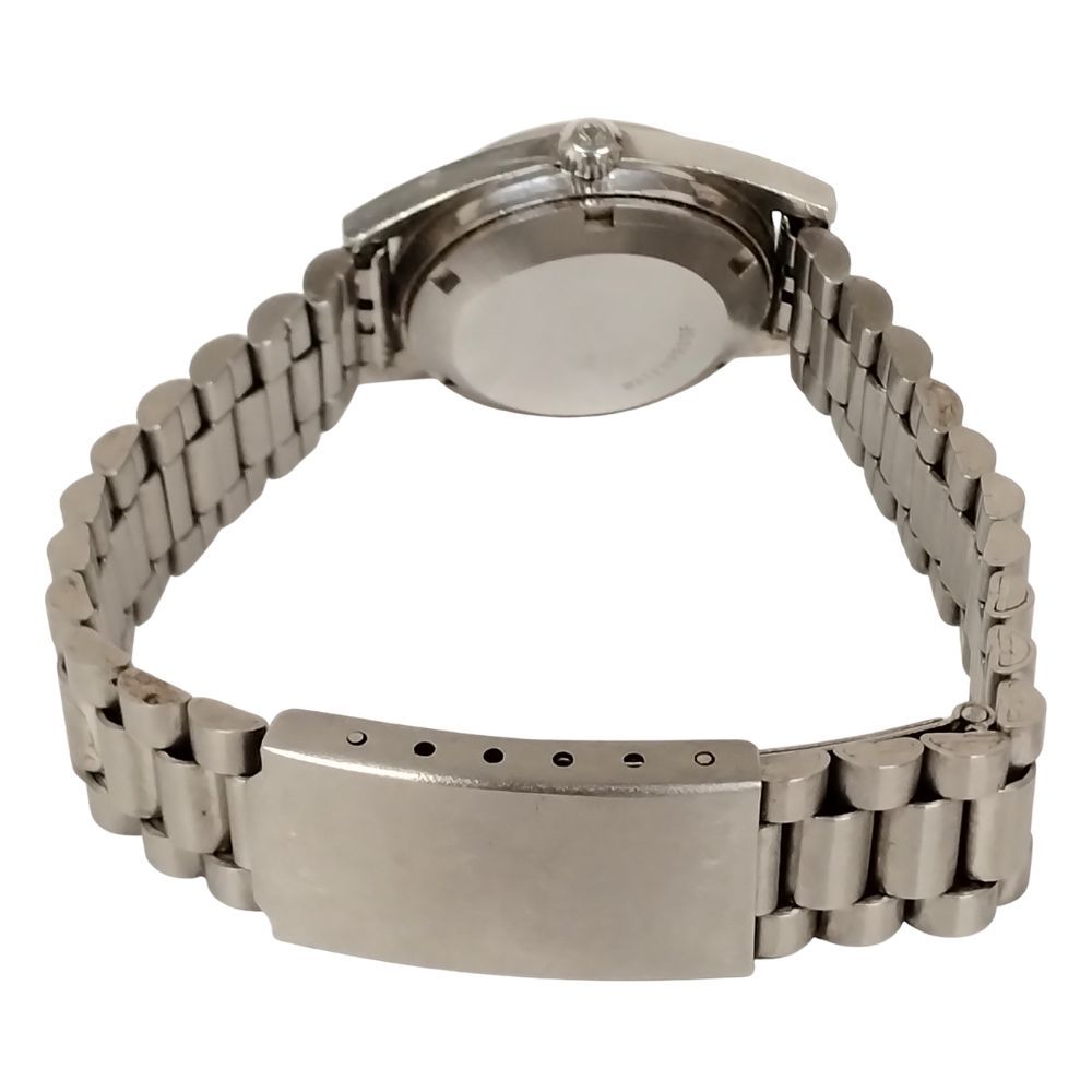 OMEGA オメガ ジュネーブ デイト 自動巻き レディース 腕時計 シルバー