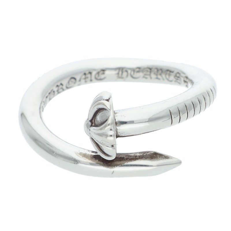 クロムハーツ NAIL CRSBALL ネイルクロスボール シルバーリング メンズ 16.5号