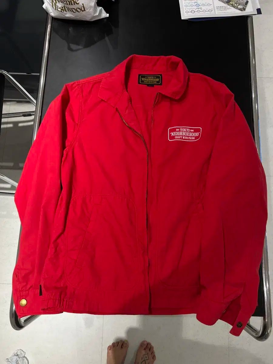 NEIGHBORHOOD ネイバーフッド レッド ジャケット L
