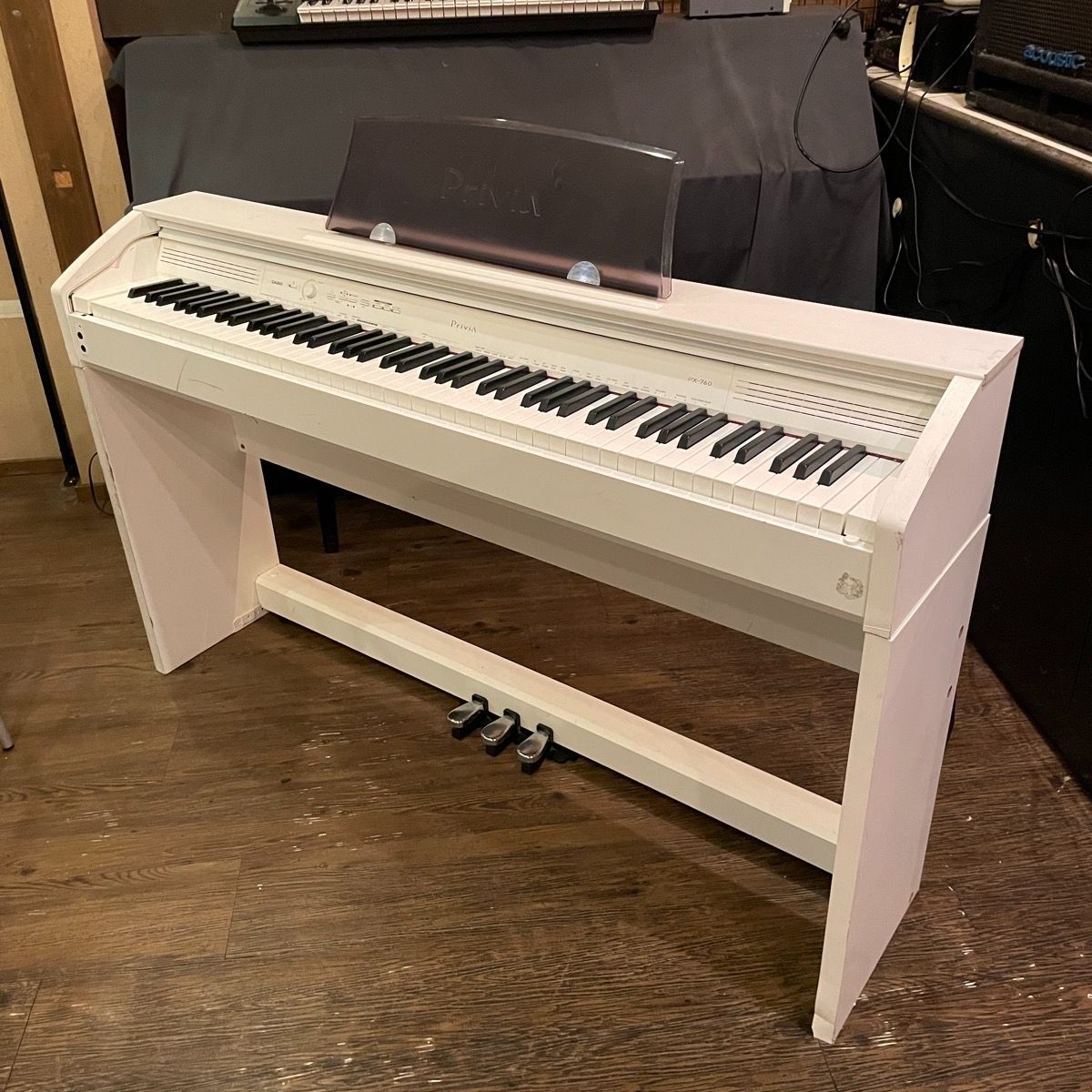 電子ピアノ CASIO カシオ privia プリヴィア PX-760BK 2016製