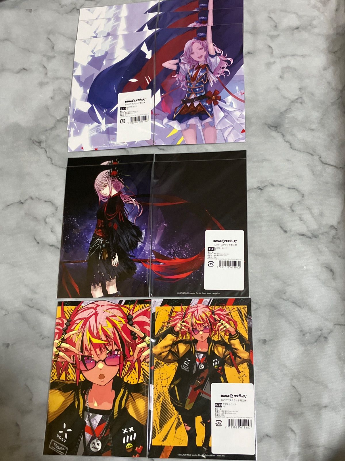 EGOIST ポストカード 楪 いのり DMMスクラッチ エゴイスト - メルカリ