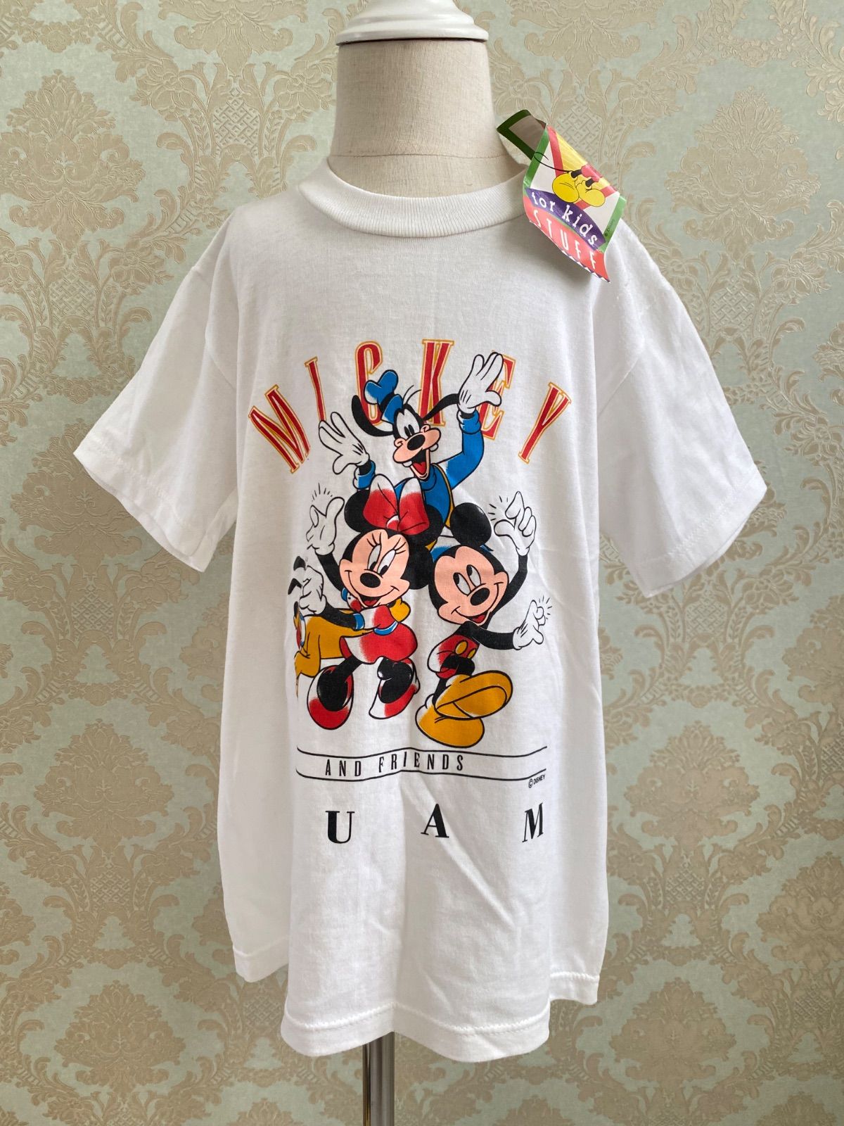 Size 130】dead stock USA製 ミッキー ミニー グーフィー プルート 