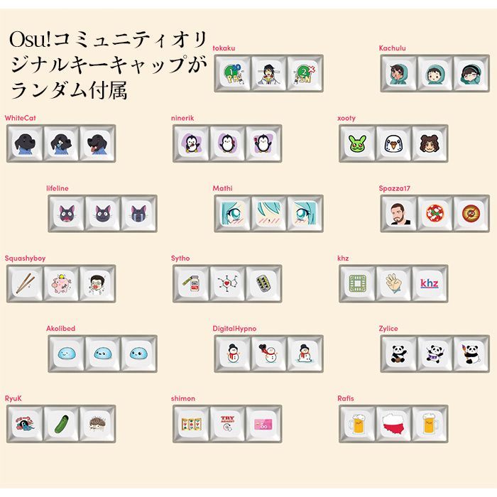 真鍮製ボトムケースタイプ】Wooting(ウーティン) / Wooting UwU