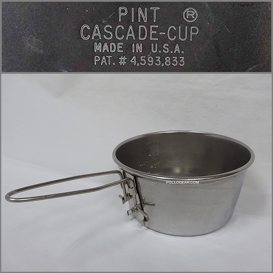 CASCADE CUP 1 PINT ツヤあり後期型 ml表記 カスケードカップ アメリカ製 シェラカップ 1パイントカップ VINTAGE