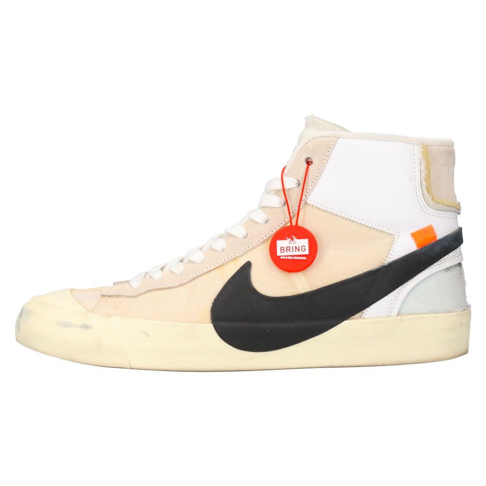 NIKE (ナイキ) ×OFF-WHITE The 10 BLAZER MID AA3832-100 オフホワイト