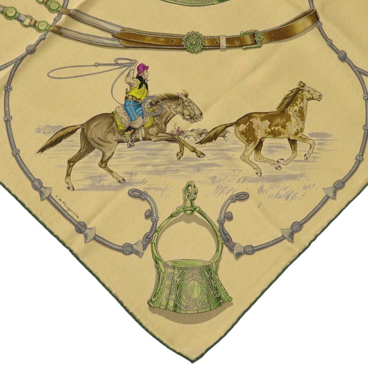 エルメス カレ 70 Pampa パンパ スカーフ H081736S ユニセックス