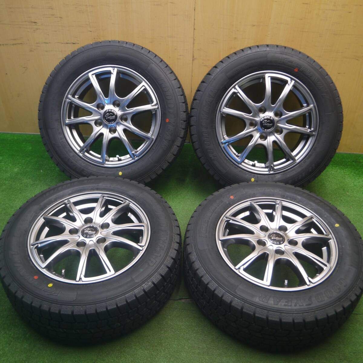 24年 スタッドレス 195 65R15 グッドイヤー アイスナビ7 Verthandi ヴェルザンディ ヴェルサンディ 15インチ PCD114.3 5H 5020504Hス