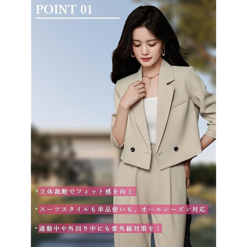 WULFUL パンツスーツ レディース スーツ セットアップ 2点セット オフィススーツ カジュアル ブラウス フォーマル 着痩せ 通勤 洗える ワイドパンツ 春 秋 冬 入園式 卒業式 面接 冠婚葬祭 0 MAAHADDERANG_COM