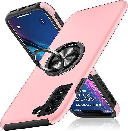 【在庫処分】Galaxy S22 ケース [ SC-51C | SCG13 ] 保護カバー リング付き 耐衝撃 衝撃吸収 tpu 薄型 擦り傷防止 薄型 シリコン スタンド機能 車載ホルダー対応 二重構造 PC バンパー ギャラクシーS22 