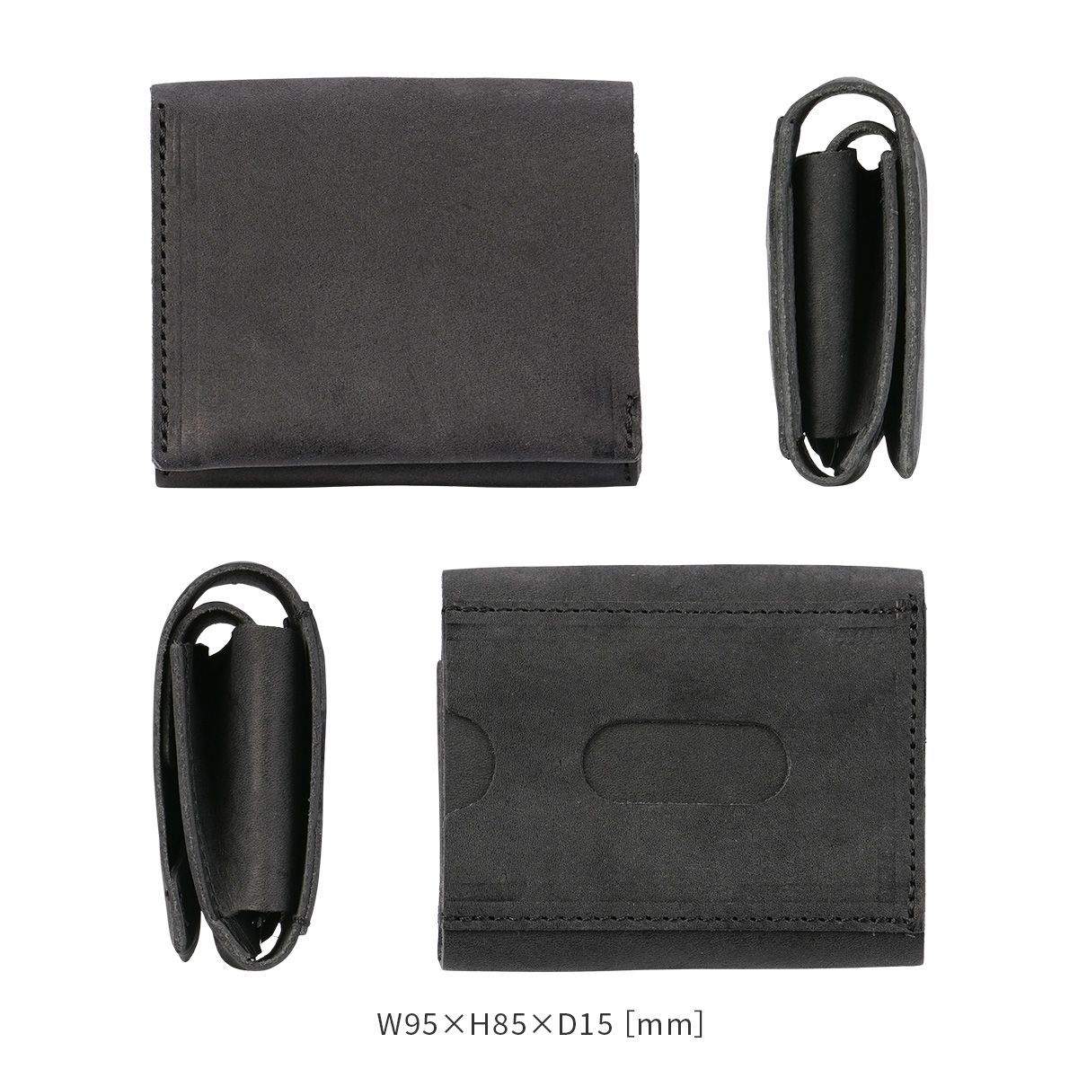 アジリティ アッファ カードル 財布 二つ折り財布 ミニ財布 本革 日本