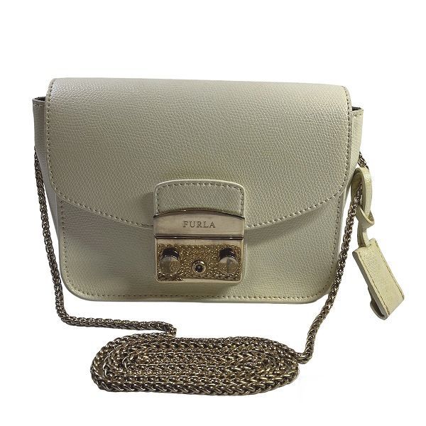 【Pさん専用】FURLA メトロポリス チェーンショルダーバッグ モノトーン フルラ メトロポリス チェーンショルダー バッグ ショルダー