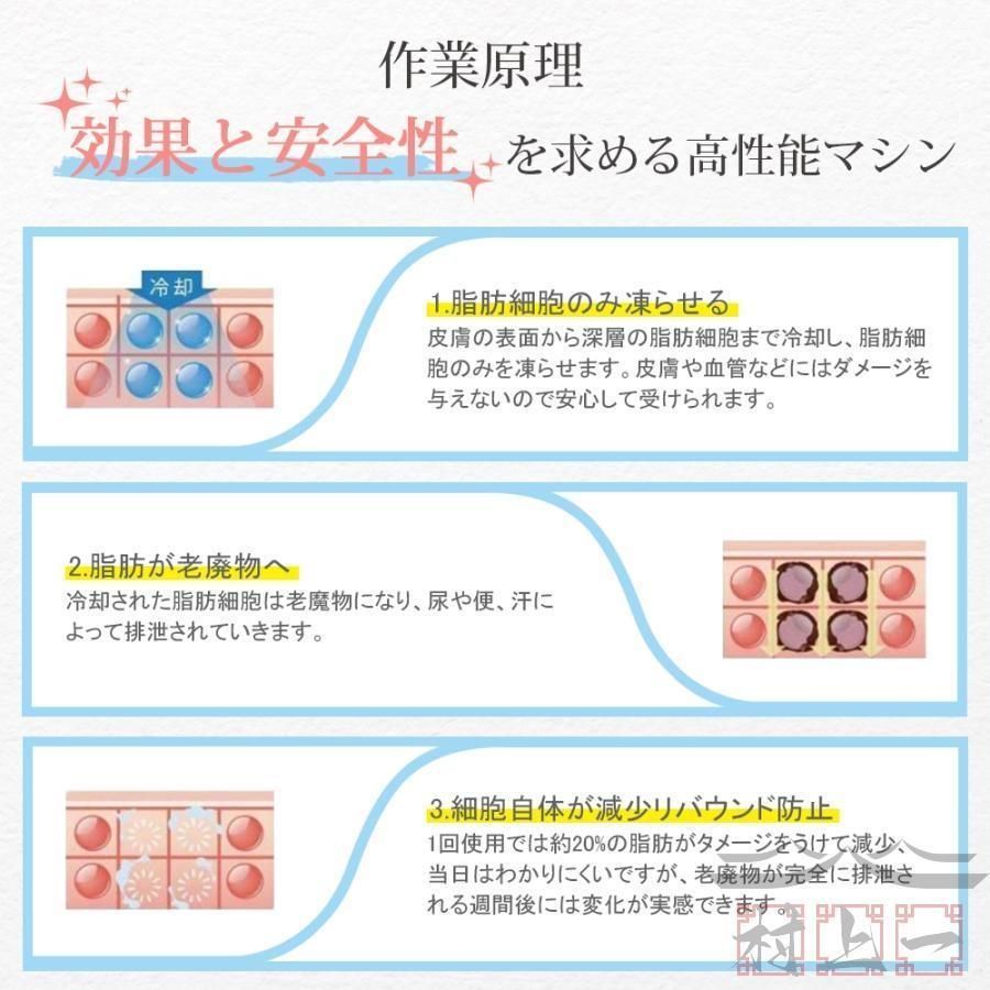 セルライト痩身マシン 脂肪冷却